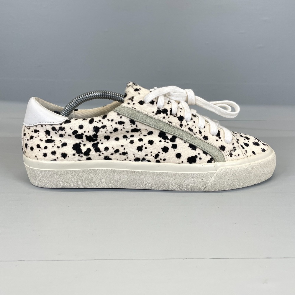 Madewell Sidewalk Low Sneakers Womens Size 8 Spatter-Painted Calf Hair Shoes